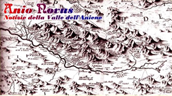 Anio Novus, Notizie dalla Valle dell'Aniene