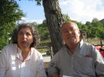 6. Vallinfreda, 12 luglio 2009: Anna Rita Tola con il prof. Luigi Saccucci.