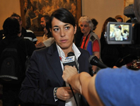 Le collaboratrici (col marito) del presidente Berlusconi: Licia Ronzulli