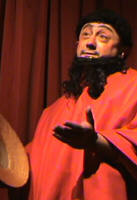 Eclario Barone  Sancio Panza in "Inseguendo Dulcinea", di Anna D'Incalci (2008). Il Teatro di Eclario - Eclario Barone sceneggiatore e attore - cliccando qui!