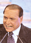 Gianfranco Fini e Silvio Berlusconi.