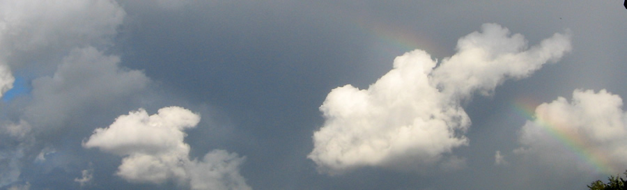 Arcobaleno dAutunno su Anticoli Corrado, domenica 11 ottobre 2009, ore 17:10.
