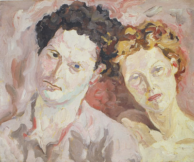 Carlo Levi, "Autoritratto con Paola", 1937, olio su tela, 50 x 61,5 cm (da Carlo Levi, "Galleria di Ritratti", volume pubblicato in occasione della mostra "Carlo Levi, Galleria di Ritratti", Roma, Fondazione Carlo Levi, 8 marzo - 26 novembre 2000, Meridiana Libri).