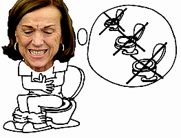 Per la serie "E pensare che un po' meno rigidezza e severità fa così bene alla salute!": la Fornero durante una seduta al ministero, ma senza i sindacati.