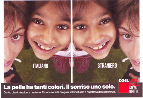 La pelle ha tanti colori. Il sorriso uno solo. Contro discriminazioni e razzismo. Per una Societ di eguali, interculturale e rispettosa delle differenze.
